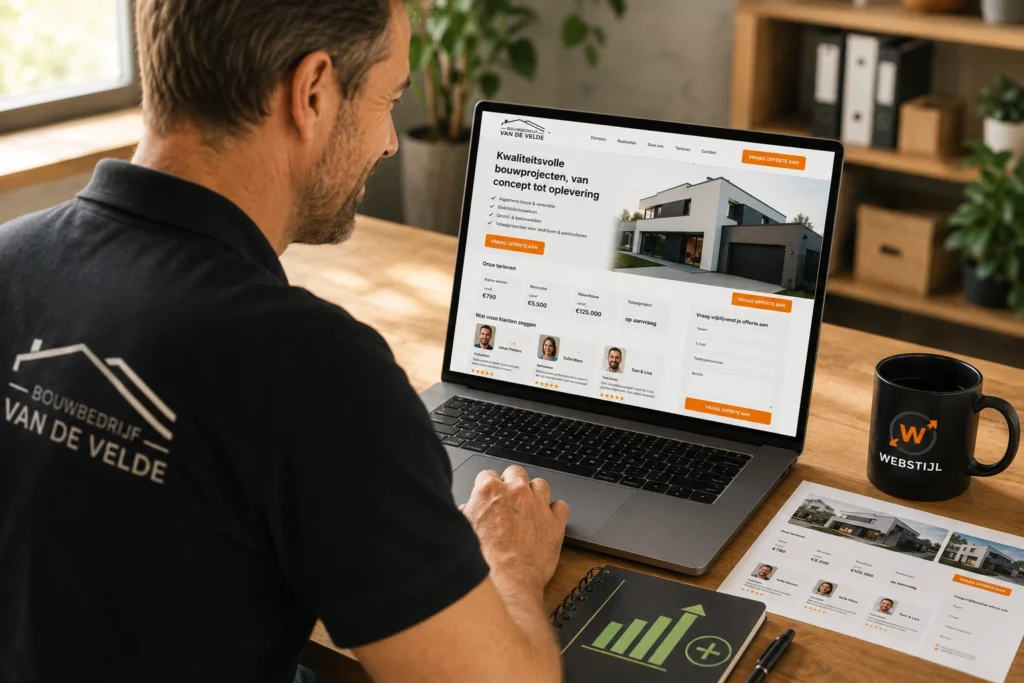 Entrepreneur finally sees his website generate leads thanks to clear CTAs, transparent pricing, and testimonials