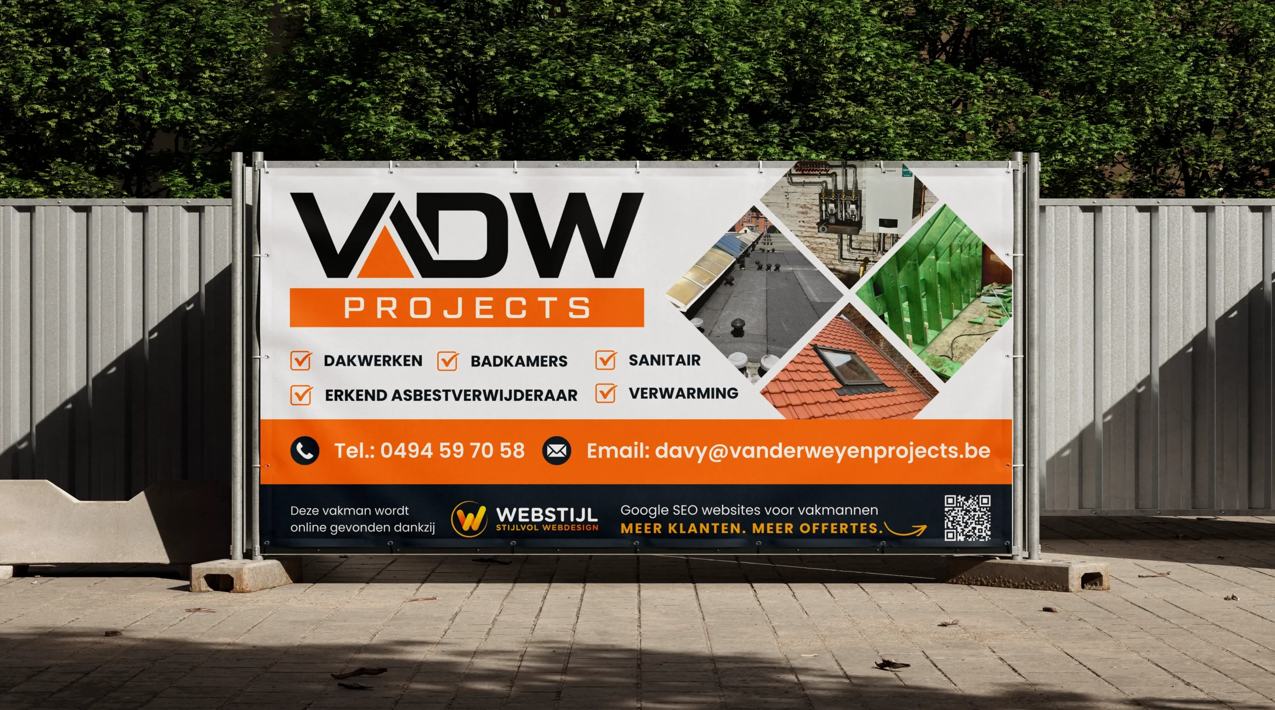 Construction Site Banner for Professionals