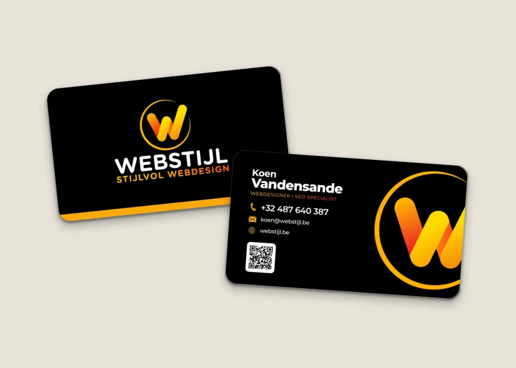 Logo and corporate identity design for business cards