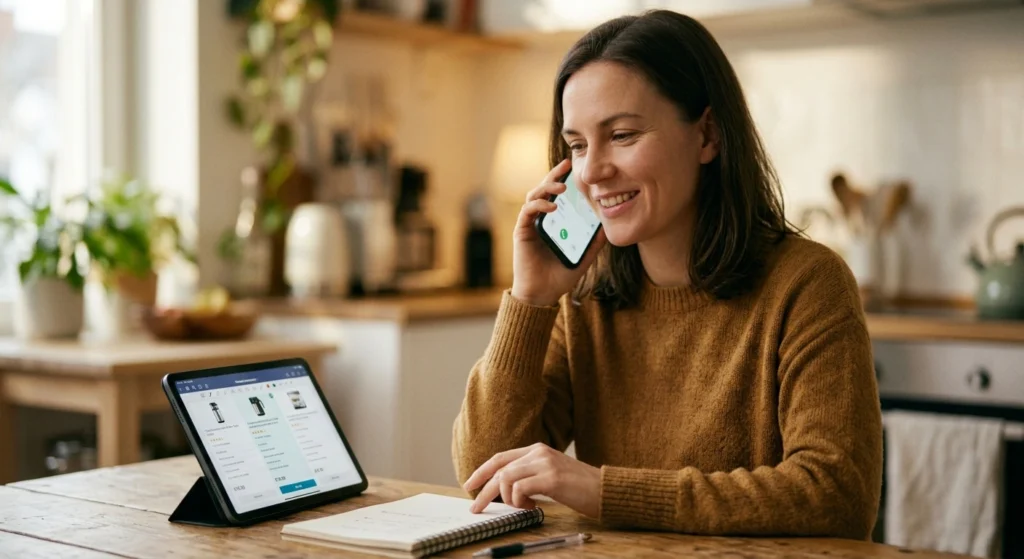 Klant kiest via Google een vakman en belt meteen voor een offerte