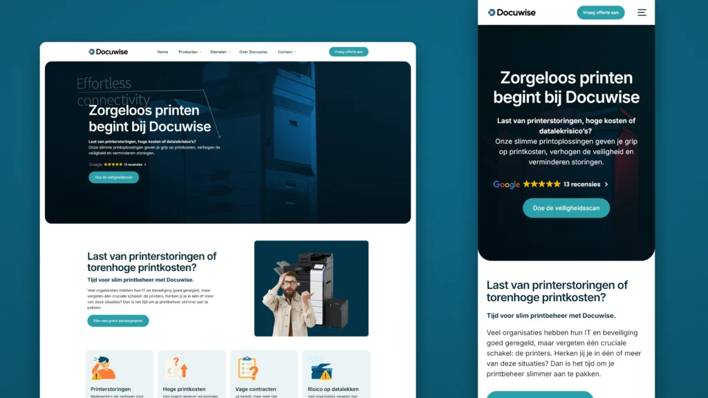 Website created for Docuwise